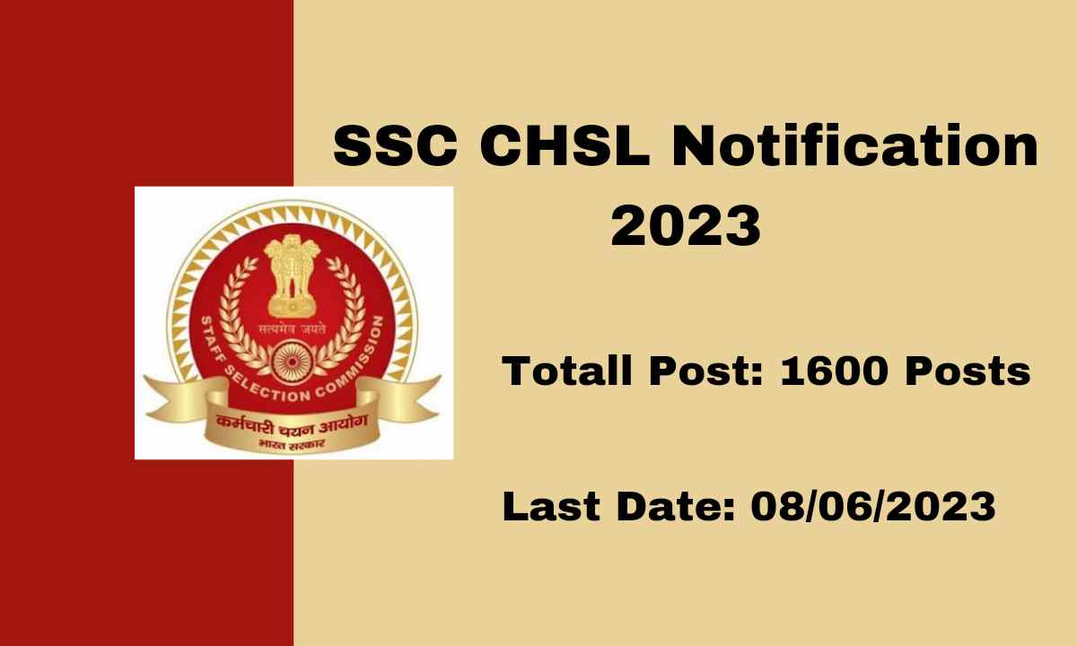 SSC CHSL Recruitment 2023