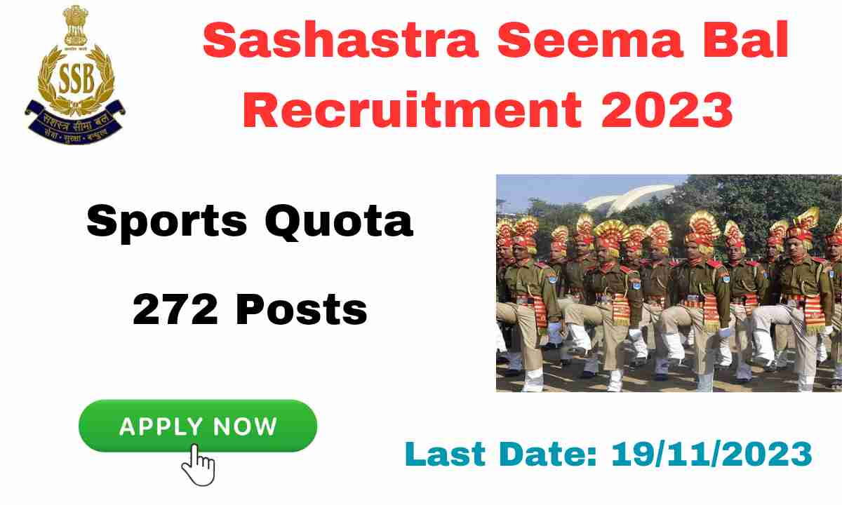 SSB Recruitment 2023 