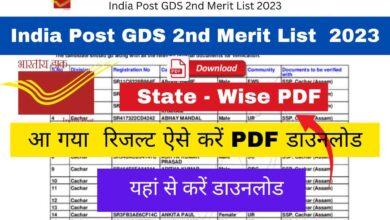 India Post GDS 2nd Merit List