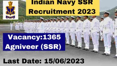 Indian Navy SSR Recruitment 2023