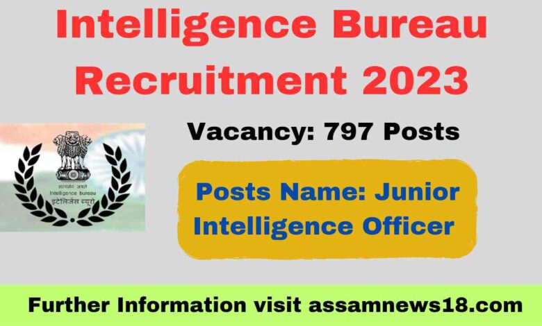 Intelligence Bureau Recruitment 2023